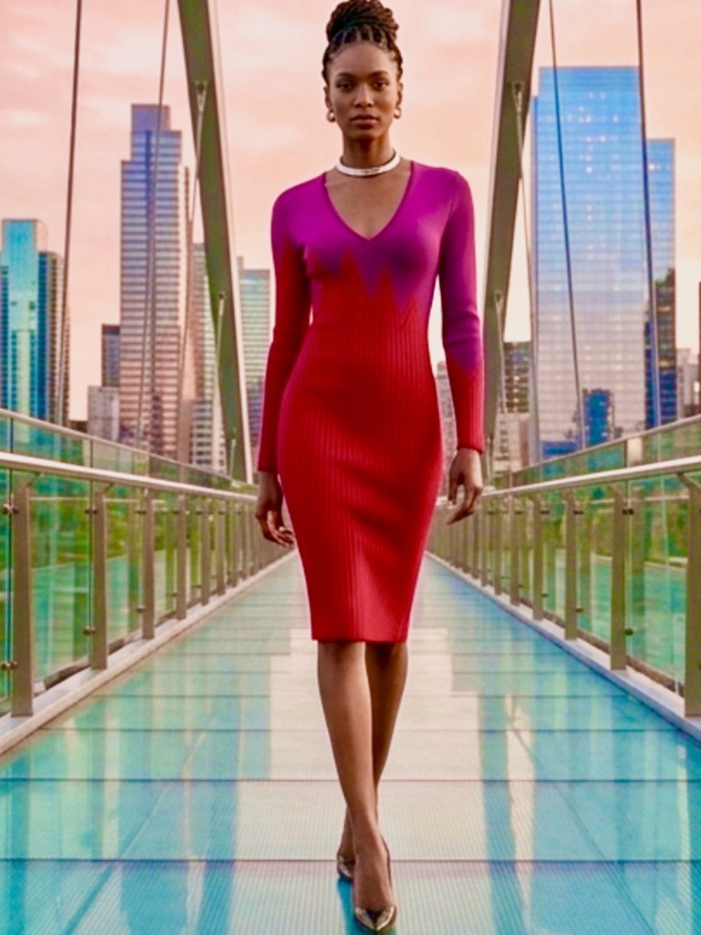 New Thierry Mugler Couture Dress. Made In Italy.